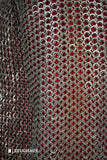 Chainmail Haubergeon Flatring Riveted 9mm Steel Oiled