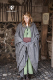 Wool Hooded Cloak Hibernus Grey