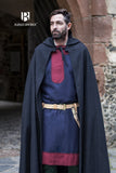 Wool Hooded Cloak Hibernus Black