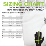 HIRZL Trust Hybrid - Golf Gloves - White / Black