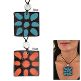 Honduras Ceramic Flower Necklace