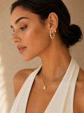 Small Marquise Hoops