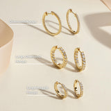 Triple Hoop Set