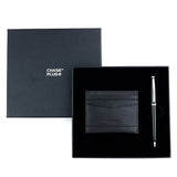 Business Gift Set Credit Card Holder And Pen Credit Card Holder Retbk 3090Ballpoint Pen Lexer Chbk 7403