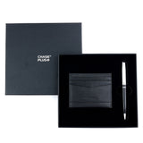 Business Gift Set Credit Card Holder And Pen Credit Card Holder Retbk 3090Ballpoint Pen Kanora Mtbk 7771