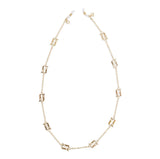 Beginning Letter A Golden EyeGlass-Mask chain