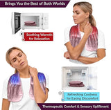 Kozi Décolleté Neck Wrap, Warm & Cold Herbal Neck Wrap for Muscle Pain