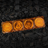 KC HiLiTES FLEX ERA LED Light Bar 10in. Light Shield - Amber (SHIELD ONLY)