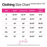 Keigan Mesh Top- Ghost