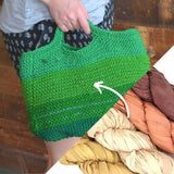 Easy Market Tote Crochet Kit or Knitting Kit