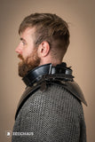 Gorget with Collar Burnished