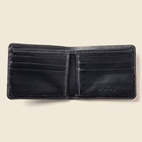 Large Billfold Wallet with RFID protection - Black