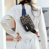 Leopard Pattern Chest Bag