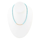 Little Bit Turquoise Golden Bar Necklace