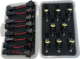 HPI Injectors Set of 8 LS3 / LS7 / LSA EV14 / EV6 Style High Impedance Fuel Injectors