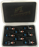 HPI Injectors Set of 8 LS3 / LS7 / LSA EV14 / EV6 Style High Impedance Fuel Injectors