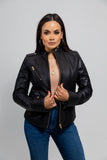 Alessandra Women's Lambskin Moto Jacket