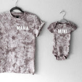 Custom Tie Dye Mama and Mini Matching Shirts