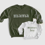 Mama and Mama’s Boy Matching Outfits | Embroidered Mother Son Set