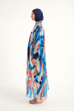 Marina Multicolor Silk-Touch Kimono - P2508