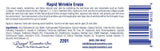 Rapid Wrinkle Erase - A Botox Alternative Cream