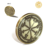 First Pentacle of Mars Coin - 72 Names of God