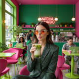 Matcha Latte Sleep Glasses
