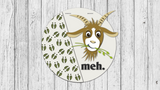 meh. Goat Door Hanger - DIY Unfinished Kit - Lvl 2