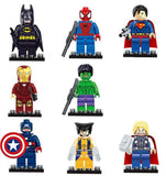 Superhero Series Custom Minifigure Set (8-Pack)