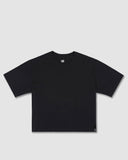 Mid Weight Cropped Boxy T-Shirt Black