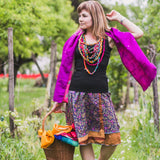 Mini Sari Wrap Skirt
