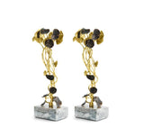 Michael Aram Monet's Garden Golden Sunset Candleholders