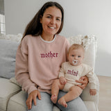 Gothic Mother & Mini Embroidered Matching Sweatshirts
