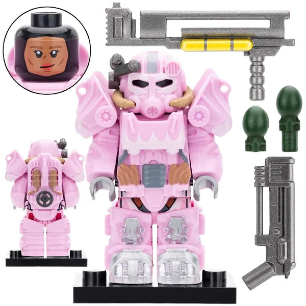 Fallout Pink T-60 Power Armor Custom Minifig– Slickpurchase