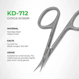 Nghia - KD-712 Cuticle Scissors