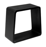 ALFI brand ABST55M Black Matte Solid Surface Resin Bathroom / Shower Stool