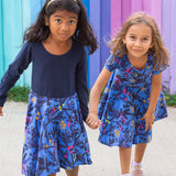 "Who Glows There" Night Creatures Super Twirler Dress with Pockets