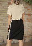 Nina Mid-Rise Track Skirt