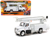 International 4200 Digger Service Truck White Long Haul Trucker Series 1/43 Diecast Model by New Ray