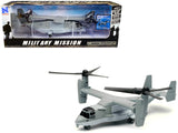 Bell Boeing V22 Osprey Aircraft #02 Gray US Air Force Military Mission Series 1/72 Diecast Model by New Ray