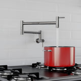Alfi Brand Ab5019-Pss Pot Filler, 20'L X 6.25'H, Polished Stainless Steel