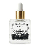Black Obsidian Gemstone Body Oil — Protection & Grounding Shimmer Oil with Amber & Vanilla
