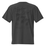 Black-out Lucky 7's Oversized Faded T-shirt
