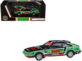 1984 Toyota Celica Supra #16 Castrol Livery Black and Green with Graphics 1/64 Diecast Model Car by Paragon Models