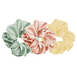 Luxe Plush Scrunchie - Melon Sorbet (3pcs)