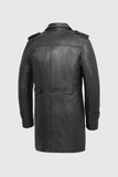 Parker Men's Leather Overcoat