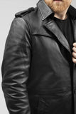 Parker Men's Leather Overcoat