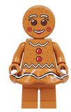 Gingerbread Couple Custom Minifig Set – Sweet Holiday Duo