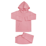 Pink Peony Hooded Jogger Set