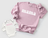 Custom Light Pink and White Mommy and Me Outfits